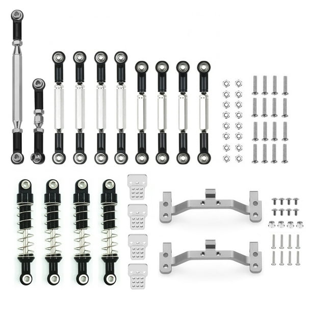 MN Metal Shock Absorber Pull Rod Link Tie Rods Set for MN D90 D91 MN99S RC Car
